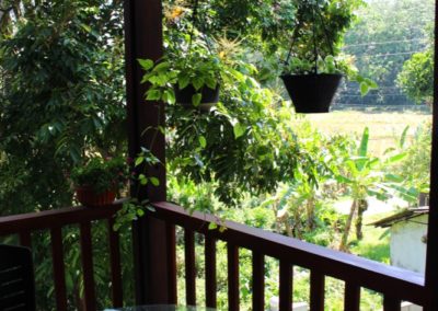 Balkon im Guesthouse