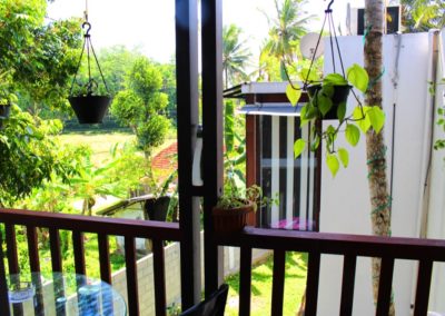 Blick auf unser Zimmer