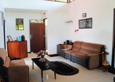 Wohnzimmer im Guesthouse