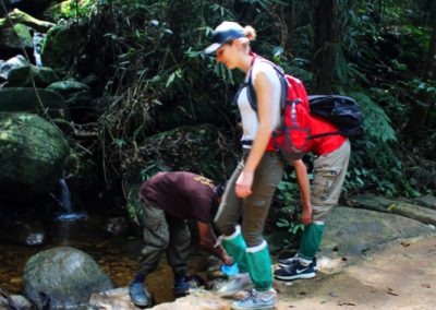 Unsere Leech-Socke werden mit Salz eingerieben