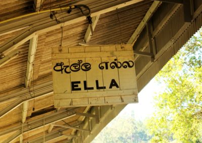 Bahnhof in Ella