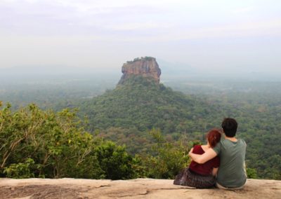 Blick auf Sigiriya