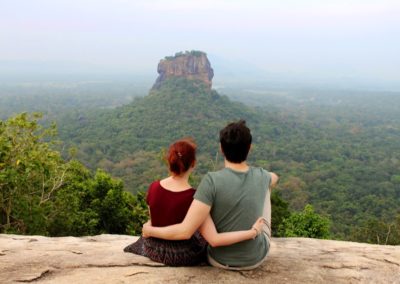 Blick auf Sigiriya