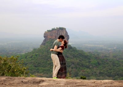Kuss vor Sigiriya