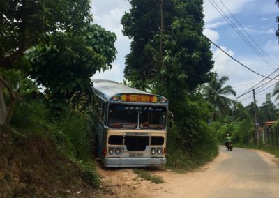 Sri-lankische Art des Parkens